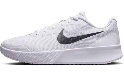 Nike Men's Vapor Lite 3 Hard Court Tennis Shoes, White/Black, 10.5