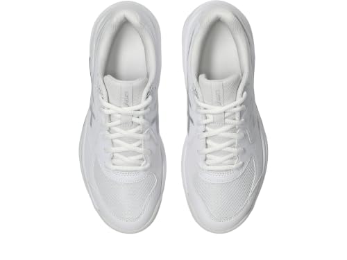 ASICS Women's Gel-Dedicate 9 ClayTennis Shoes, White Pure Silver, 6.5 US