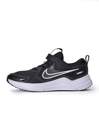 Nike Little Kid's Cosmic Runner Road Running Shoes, Black/White-Anthracite, 13C