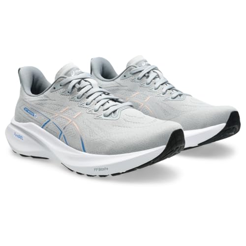 ASICS Women's GT-2000 13 Running Shoes, 11, Piedmont Grey/White