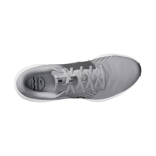 Nike Men's Run Defy Road Running Shoes, Wolf Grey/Black-White-Iron Grey, 10