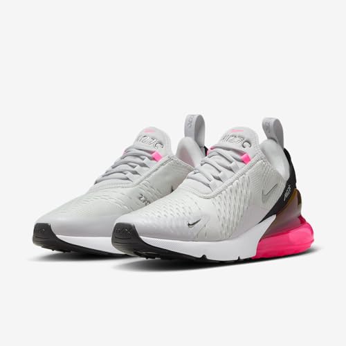 Nike Air Max 270 Women's Shoes (Photon Dust/Hyper Pink/White/Metallic Silver) Size 6