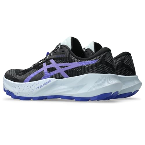 ASICS Women's Trabuco 14 Trail Running Shoes, 8, Black/Amethyst