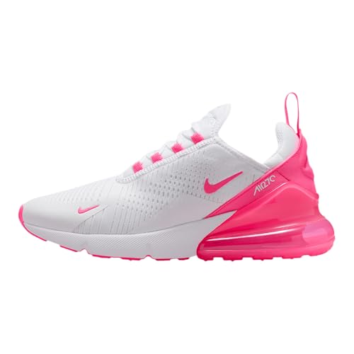 Nike Air Max 270 Women's Shoes (White/White/Hyper Pink) Size 7