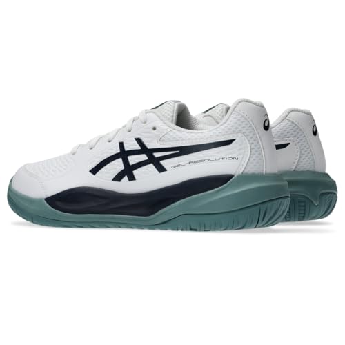 ASICS Kid's Gel-Resolution X GS Tennis Shoes, 3, White/Midnight