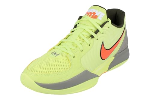 Ja 2 Basketball Shoes (FD7328-701, Light Lemon Twist/Light Army/Cargo Khaki/Total Orange) Size 12