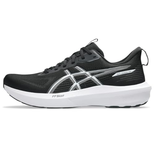 ASICS Men's GT-1000 14 Running Shoes, 10, Black/White