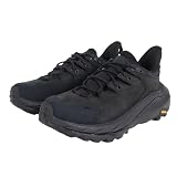 HOKA Womens Kaha 2 Low GTX Leather Synthetic Black Black Trainers 8.5 US