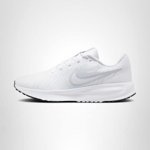 Nike Women's Run Defy Road Running Shoes, White/Pure Platinum-Black, 11