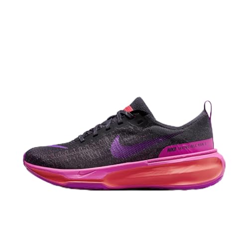 Nike Invincible 3 Women's Road Running Shoes (DR2660-501, Dark Raisin/Hot Punch/Laser Fuchsia/Hyper Violet) Size 10