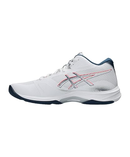ASICS Netburner Ballistic FF Mt 4 White Men, White, 12 US