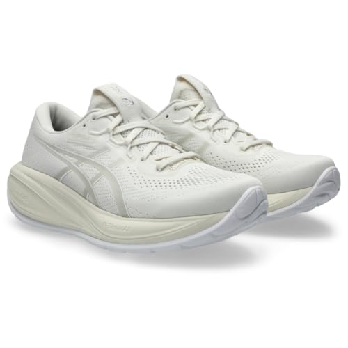 ASICS Women's Gel-Cumulus 28 Running Shoes, 8.5, Cream/Glacier Grey