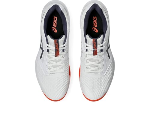 ASICS Men's Netburner Ballistic Ff 3 Trainers, White Indigo Fog, 10.5 US