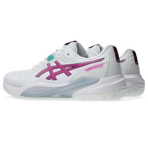 ASICS Men's Gel-Challenger 15 Tennis Shoes, 10, White/Digital Sakura