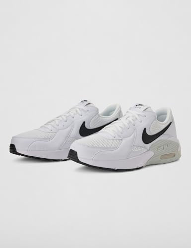 Nike Men's Air Max Excee Shoes, White/Black-Pure Platinum, 8