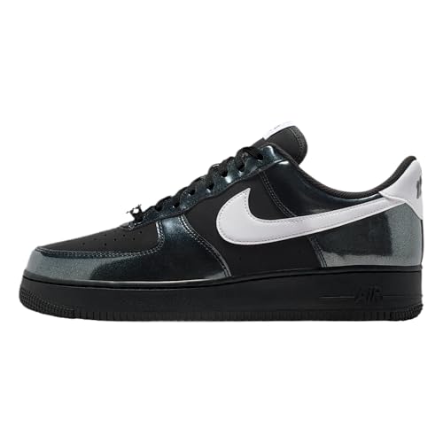 Nike Air Force 1 '07 LV8 Men's Shoes (Black/White) Size 10.5
