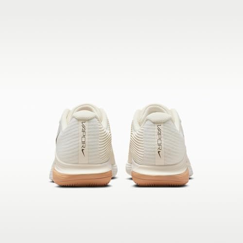 Nike Vapor 12 Women's Hard Court Tennis Shoes (Pale Ivory/Vachetta Tan/Tattoo) Size 7.5
