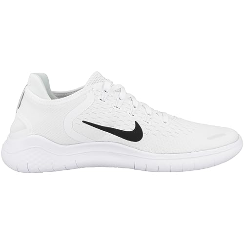 Nike Womens WMNS Free RN 2018 942837 100 - Size 9W White/Black