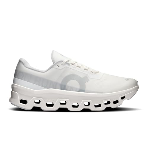 On Men's Cloudmonster 1 Sneakers, White/White, 10 Medium US