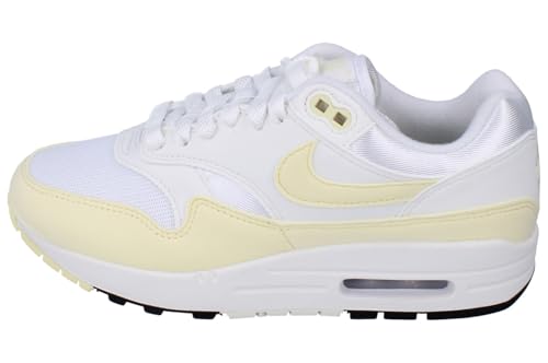 Nike Air Max 1 Women's Shoes (DZ2628-108, White/Summit White/Black/Alabaster) Size 9