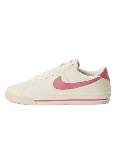 Nike Women's Court Legacy Next Nature Shoes, Pale Ivory/Peony-Chalk, 9