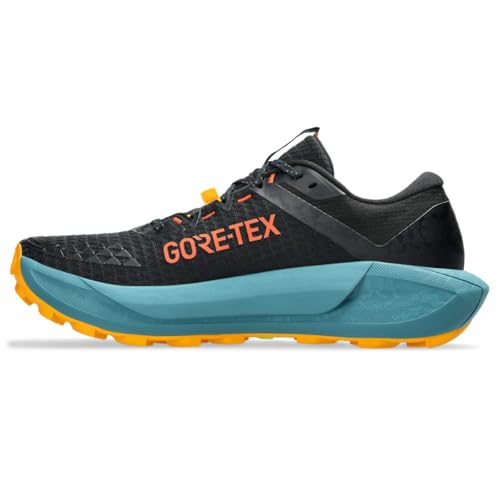 ASICS Men's Gel-Trabuco 13 GTX Running Shoes, 7, Black/Atlantis Blue