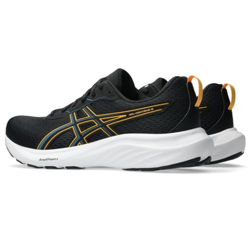 ASICS Men's Gel-Contend 9 Running Shoes, 14, Black/YAMABUKI