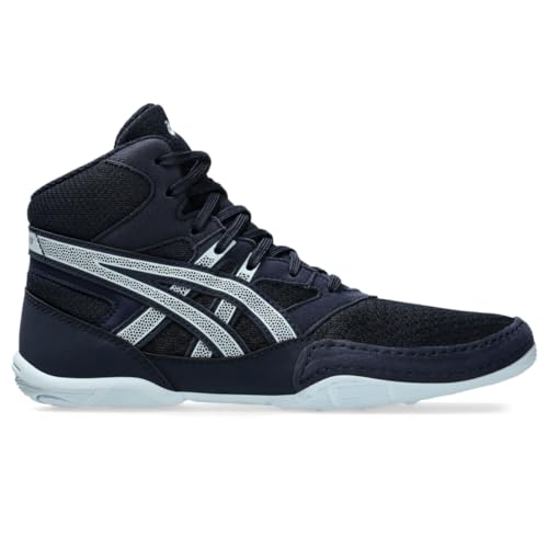 ASICS Kid's Snapdown 4 Grade School Wrestling Shoes, 4.5, Midnight/Cool Grey