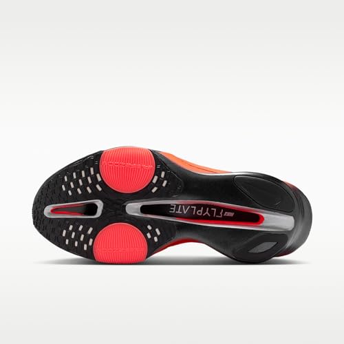 Nike AlphaFly 3 Men's Road Racing Shoes (Black/Bright Crimson/Wolf Gray/Metallic Silver) Size 10