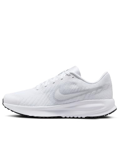 Nike Men's Run Defy Road Running Shoes, White/Pure Platinum-Black, 11