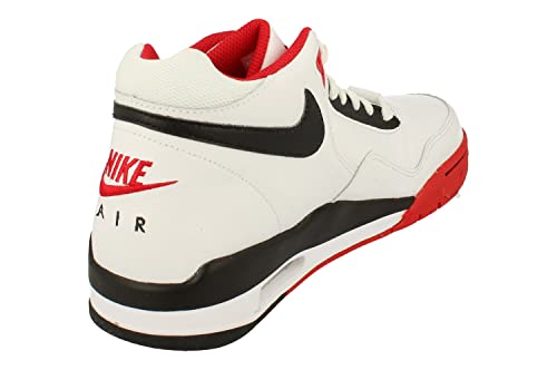 Nike Flight Legacy Mens Trainers BQ4212 Sneakers Shoes (UK 9 US 10 EU 44, White Black University red 100)