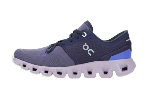 On Running Cloud X 3 Women, Midnight/Heron, 5.5