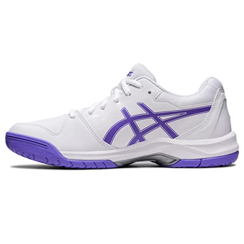 ASICS Women's Gel-Dedicate 7 Tennis Shoes, 9, White/Amethyst