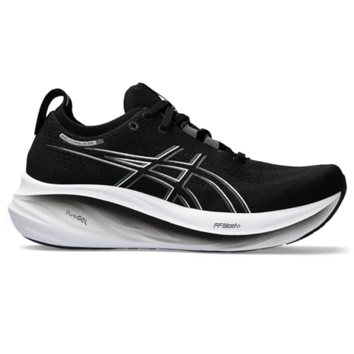 ASICS Women's Gel-Nimbus 26 Running Shoe, 11, Black/Graphite Grey