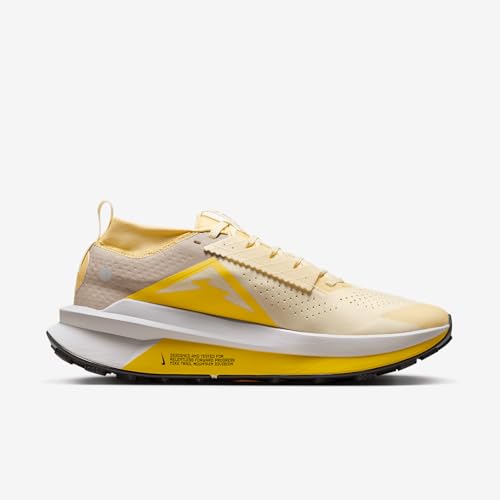 Nike Zegama 2 Men's Trail Running Shoes (Alabaster/Lightning/Saturn Gold/Medium Ash) Size 7