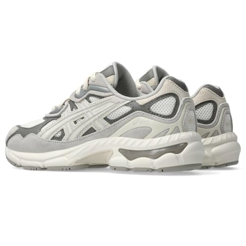 ASICS Unisex Kid's Gel-NYC Grade School (Big Kid), Cream/Oyster Grey, 5.5 Medium, Big Kid