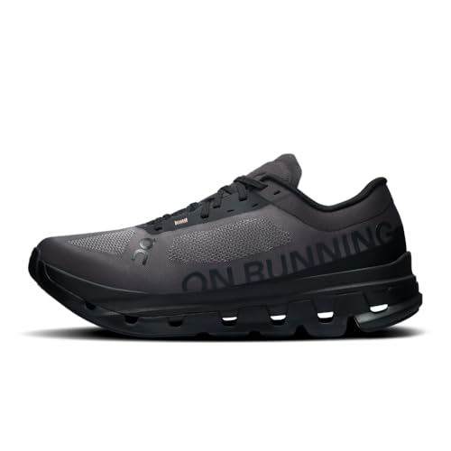 On Running Cloudflow 5 Men's Helion Max Energy Nylon Blend Trainers (Black, US 8.5)