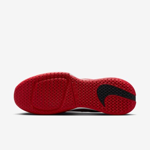 Nike Vapor Pro 3 Men's Hard Court Tennis Shoes (FZ2161-600, University Red/Black/White) Size 10