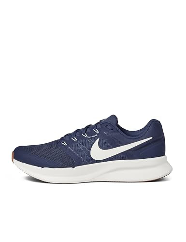 Nike Men's Run Swift 3 Road Running Shoes, Midnight Navy/Sail-Gum Medium Brown, 6