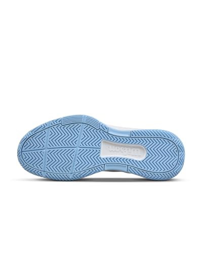 WILSON CourtGlide Women's Tennis Shoe - White/Airy Blue/Navy Blazer, Size 10 US