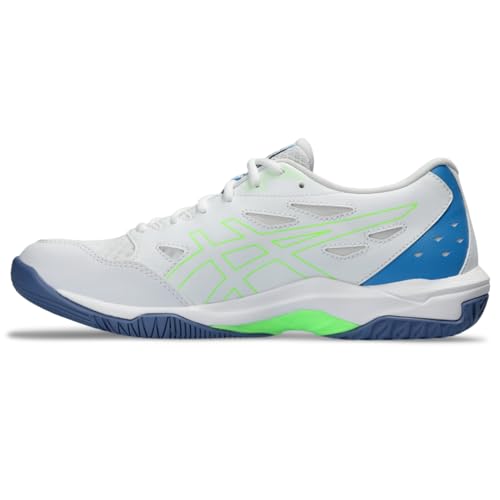 ASICS Men's Gel-Rocket 11 Volleyball Shoes, 12, White/Lime Burst