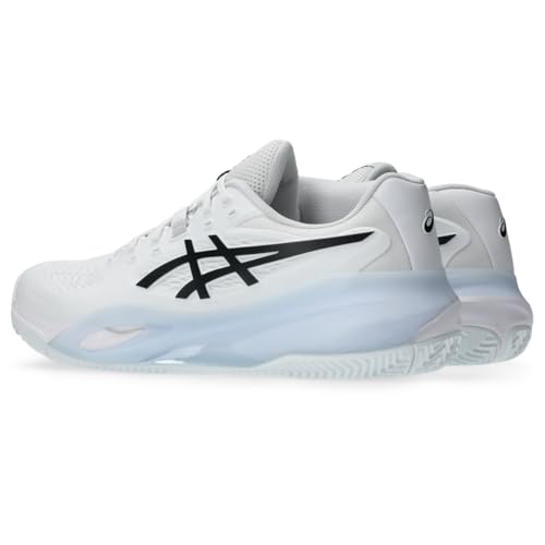 ASICS Men's Gel-Resolution X Clay Tennis Shoes, 9, White/Black