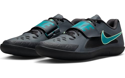 Nike Zoom Rival SD 2 Track & Field Throwing Shoes (FZ9665-001, Black/Electric Algae/Bright Spruce/Volt) Size 7