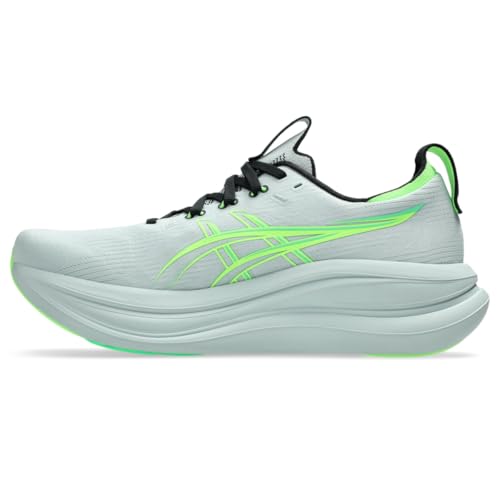 ASICS Men's Gel-Nimbus 28 Running Shoes, 13, Cold Moss/Illuminate Green