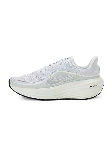 Nike Women's Air Winflo 12, Off White/Metallic Silver-Barely Green, 9