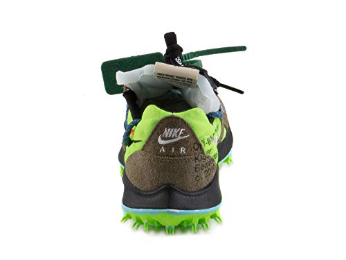 Nike Womens Zoom Terra Kiger 5 / OW Electric Green/Metallic Silver Suede Size 6