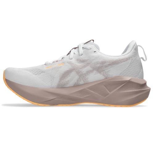 ASICS Women's NOVABLAST 5 Running Shoes, 11, White/Fawn