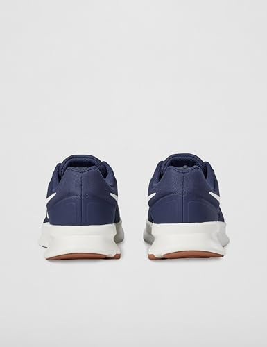 Nike Men's Run Swift 3 Road Running Shoes, Midnight Navy/Sail-Gum Medium Brown, 6