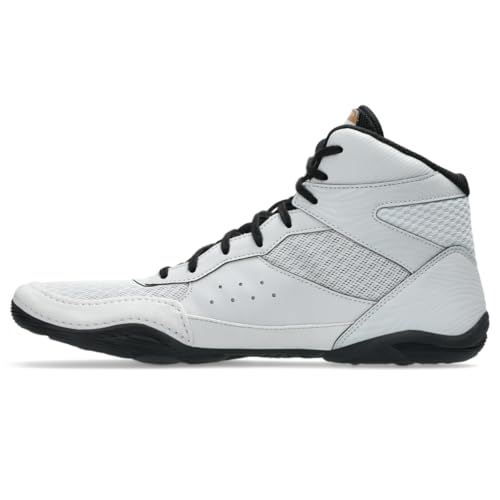 ASICS Men's Matflex 7 Wrestling Shoes, 14, Concrete/Black