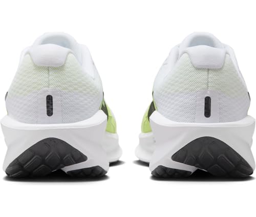 Nike Downshifter 13 Men's Road Running Shoes (FD6454-105, White/Light Lemon Twist/Volt/Black) Size 11